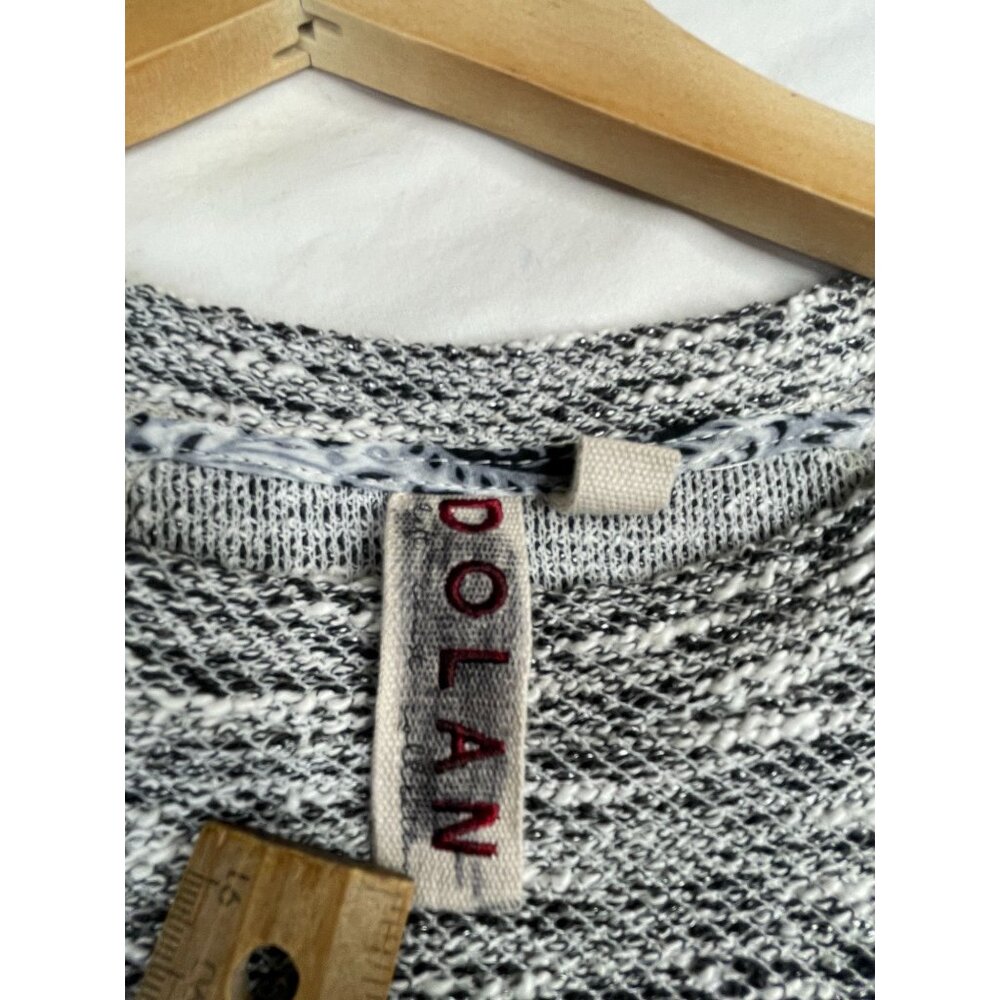 Anthropologie Dolan Textured‎ Bell Sleeve Sweater size XS Gray/White - Picture 2 of 8